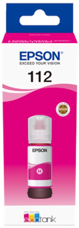 EPSON Ink Cartridges 112 EcoTank Pigment Magenta ink bottle